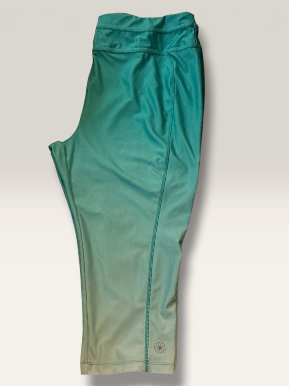 🌺FULL BEAUTY SPORT TEAL CROP LEGGINGS